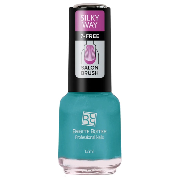 Лак для ногтей Brigitte Bottier Silky Way, т. 569 бирюза, 12 мл