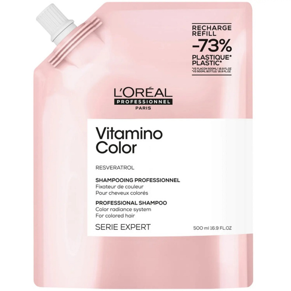 Шампунь для окрашенных волос L’Oreal Vitamino Color refill, 500 мл