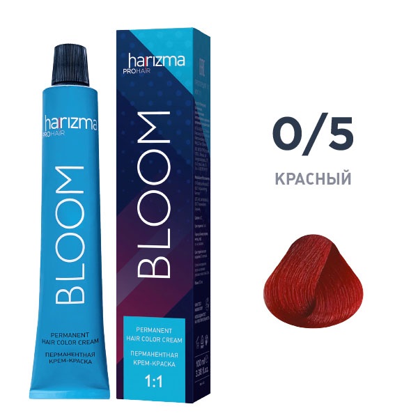 Крем-краска harizma PROhair Bloom 0/5 красный, 100 мл Крем-краска harizma PROhair Bloom 0/5 красный, 100 мл