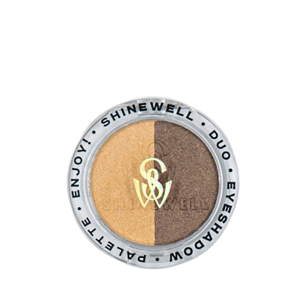 Тени для глаз Shinewell Enjoy duo, т. 02, 3 г