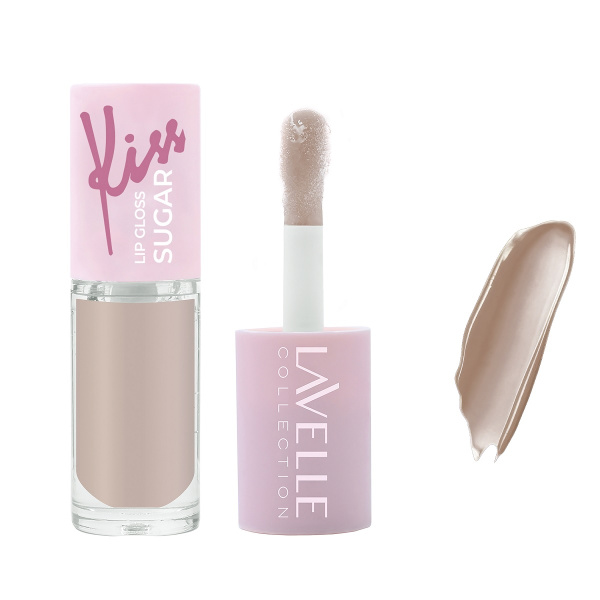 Блеск для губ глянцевый Lavelle Collection Sugar Kiss, т. 01 мерцающий бежевый, 7 мл