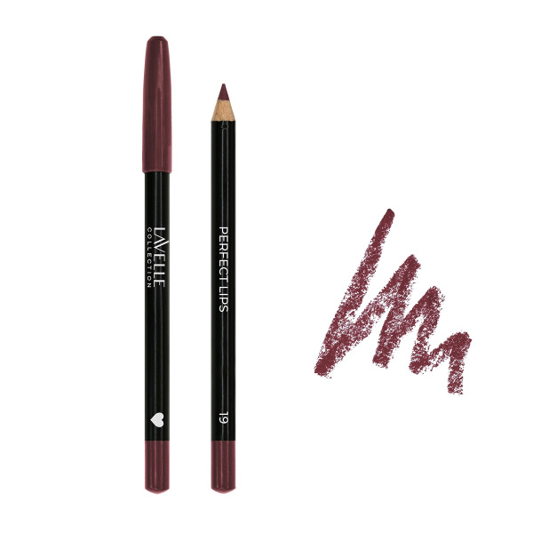 Карандаш косметический для губ Lavelle Collection LP15, т. 19 рубиновый красный