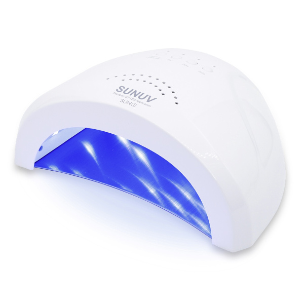 Лампа для сушки ногтей с кварцевыми диодами Sunuv SUN 1 белая Лампа для сушки ногтей с кварцевыми диодами Sunuv SUN 1 белая