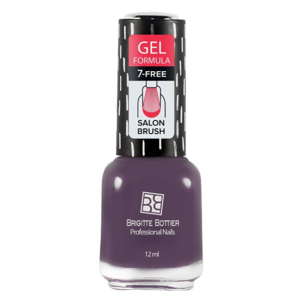 Лак для ногтей Brigitte Bottier Gel Formula, т. 17 черника со сливками, 12 мл