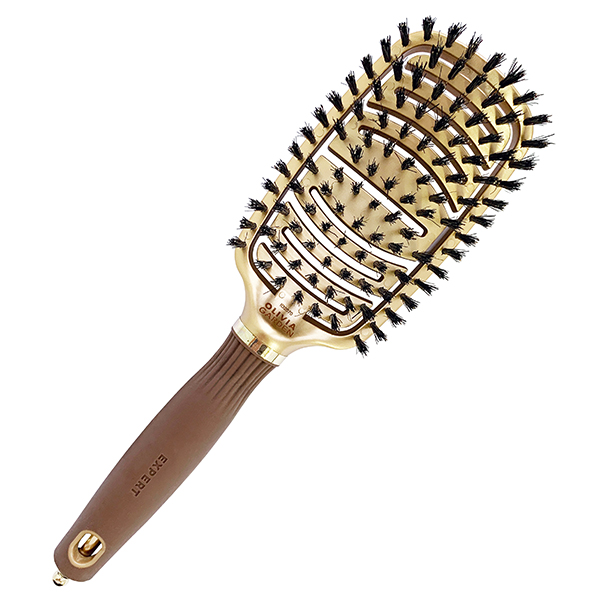 Щетка EXPERT CARE FLEX Boar Bristles Gold&Brown