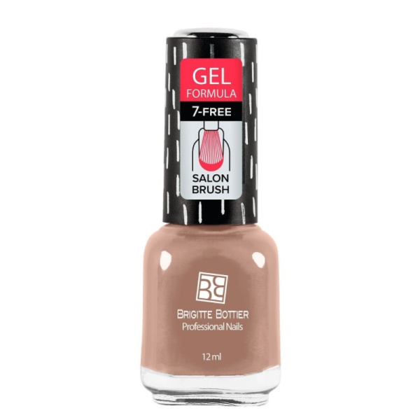 Лак для ногтей Brigitte Bottier Gel Formula, т. 06 кремово-розовый, 12 мл