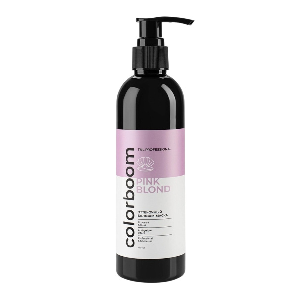 Оттеночный бальзам-маска TNL Color Boom розовый блонд, 250 мл
