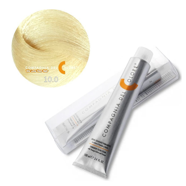 Крем-краска Del Colore 10/0 светлый блондин натуральный, 100 мл