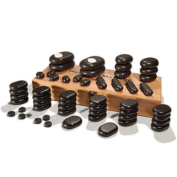 Набор из 54 базальтовых камней для стоунтерапии H54TC