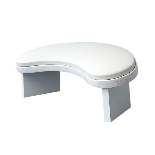 Подставка для рук маникюрная "Боб", белая/белая