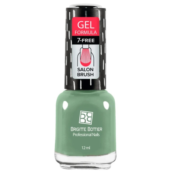 Лак для ногтей Brigitte Bottier Gel Formula, т. 21 ментоловый, 12 мл