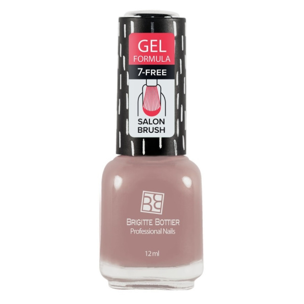 Лак для ногтей Brigitte Bottier Gel Formula, т. 15 розовый латте, 12 мл