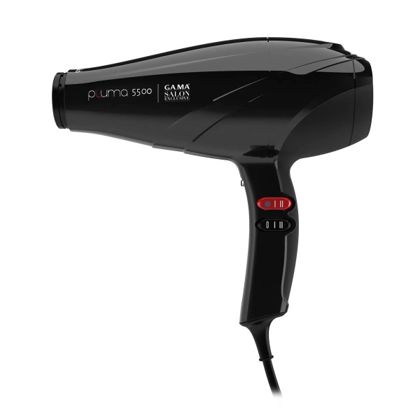 Фен GA.MA Pluma 5500 Ion System с Oxy Active черный