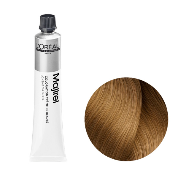 Стойкая крем-краска для волос Loreal Majirel 8.3 светлый блондин зол., 50 мл Стойкая крем-краска для волос Loreal Majirel 8.3 светлый блондин зол., 50 мл