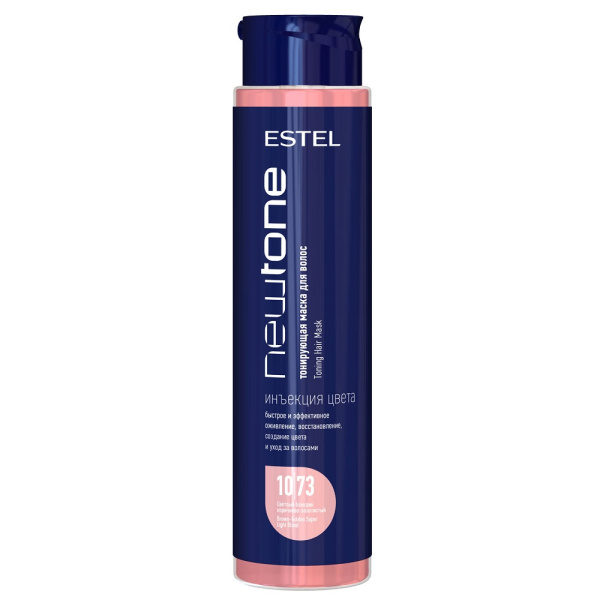 Тонирующая маска для волос Estel Haute Couture Newtone 10/73 светлый блондин коричн.-золотой, 400 мл Тонирующая маска для волос Estel Haute Couture Newtone 10/73 светлый блондин коричн.-золотой, 400 мл
