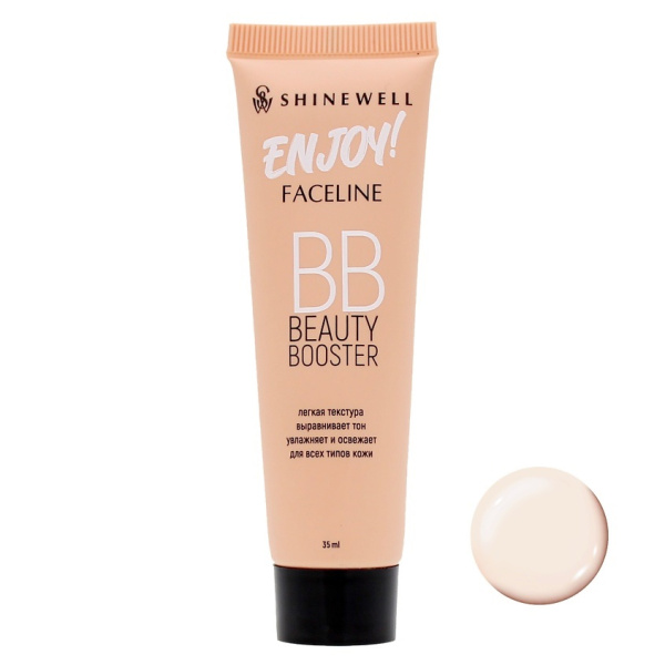 BB крем тональный увлажняющий Shinewell Enjoy, т. 2 натуральный, 35 мл