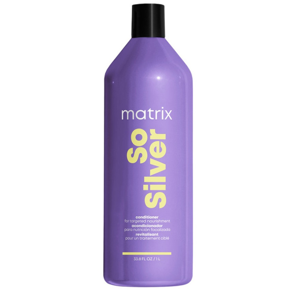 Кондиционер для волос Matrix Total Results So Silver для нейтрализации желтизны, 1000 мл Кондиционер для волос Matrix Total Results So Silver для нейтрализации желтизны, 1000 мл