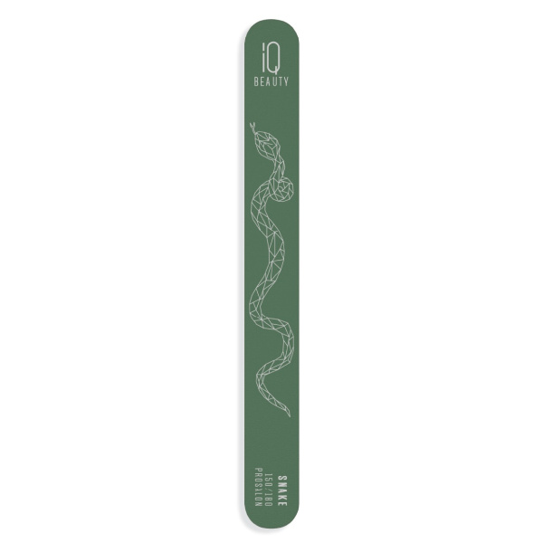 Пилка тонкая для маникюра и педикюра на деревянной основе IQ Beauty Prosalon Snake 150/180