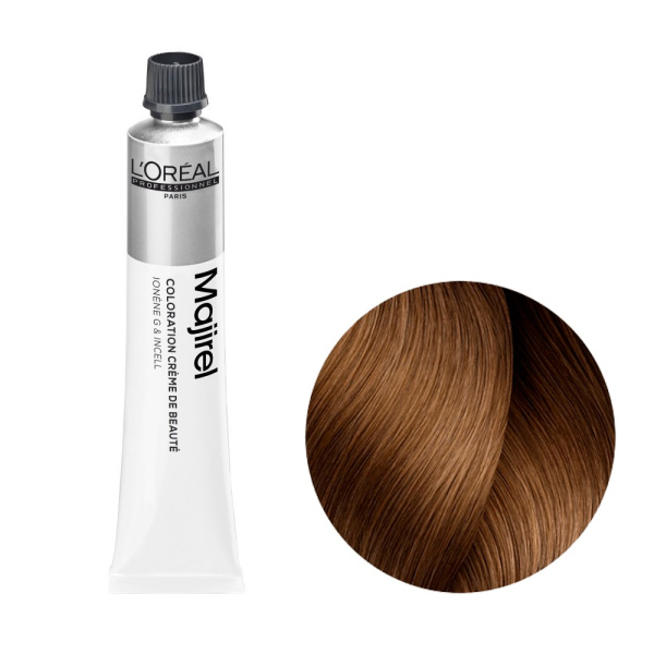 Стойкая крем-краска для волос Loreal Majirel 8.13 светл. блондин пеп.-зол., 50 мл