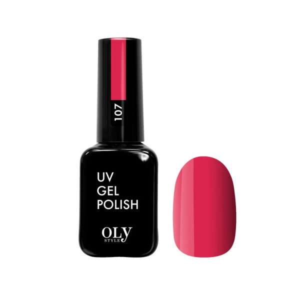 Гель-лак для ногтей Oly Style т. 107 гренадин, 10 мл