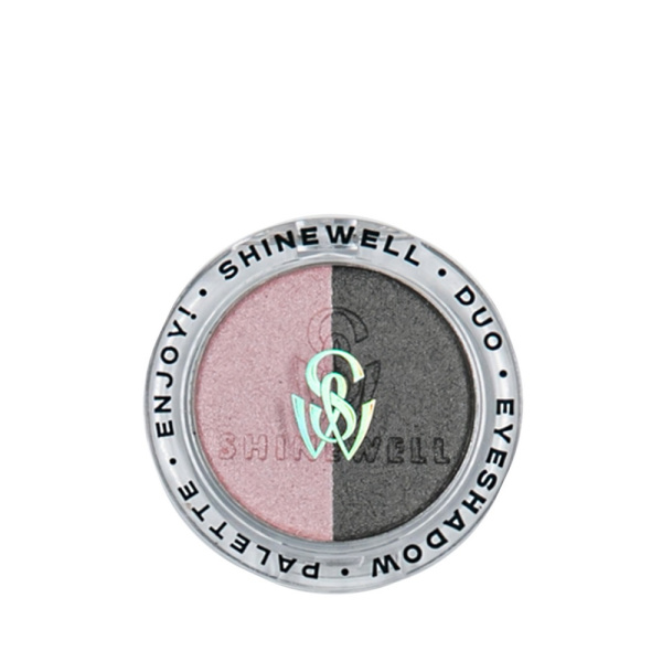 Тени для глаз Shinewell Enjoy duo, т. 04, 3 г