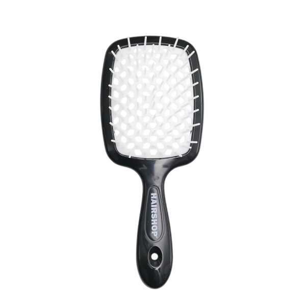 Hairshop Расческа для канекалона белая, черная ручка