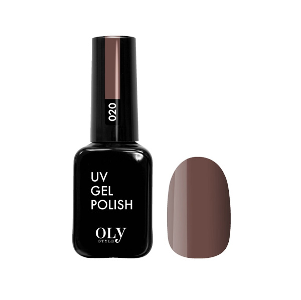 Гель-лак для ногтей Oly Style т. 020 капучино, 10 мл