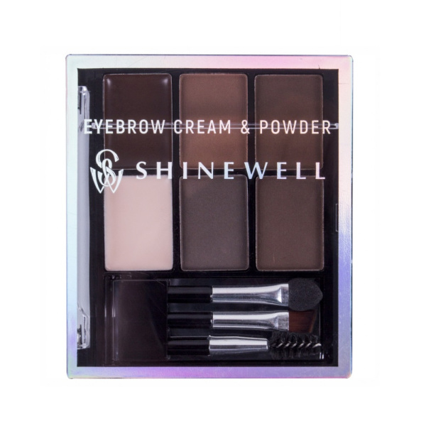 Набор универсальный для стилизации бровей Shinewell, т. 2/1, 55 г