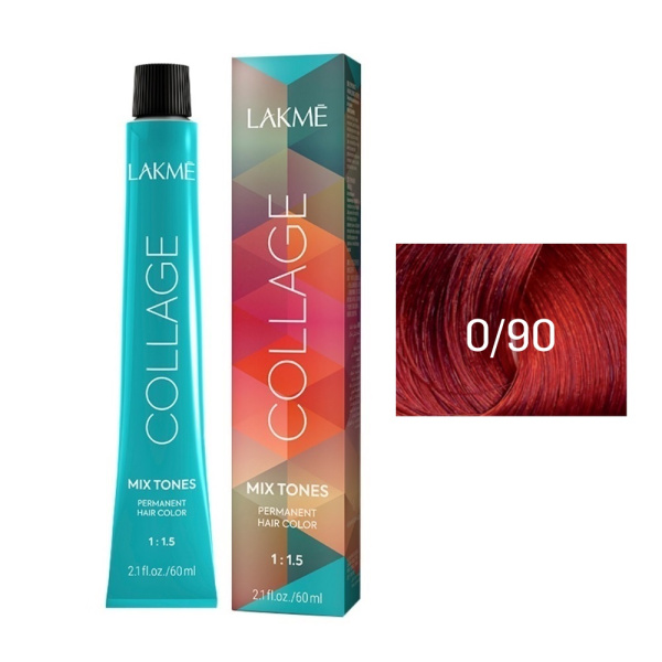 Микстон Lakme Collage Mix 0/90 красный, 60 мл Микстон Lakme Collage Mix 0/90 красный, 60 мл