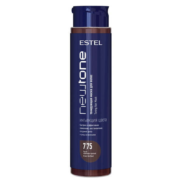 Тонирующая маска для волос Estel Haute Couture Newtone 7/75 русый коричнево-красный, 400 мл Тонирующая маска для волос Estel Haute Couture Newtone 7/75 русый коричнево-красный, 400 мл