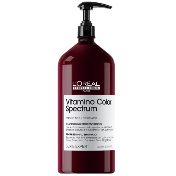 Бессульфатный шампунь для окрашенных волос L’Oreal Vitamino Color Spectrum, 1500 мл