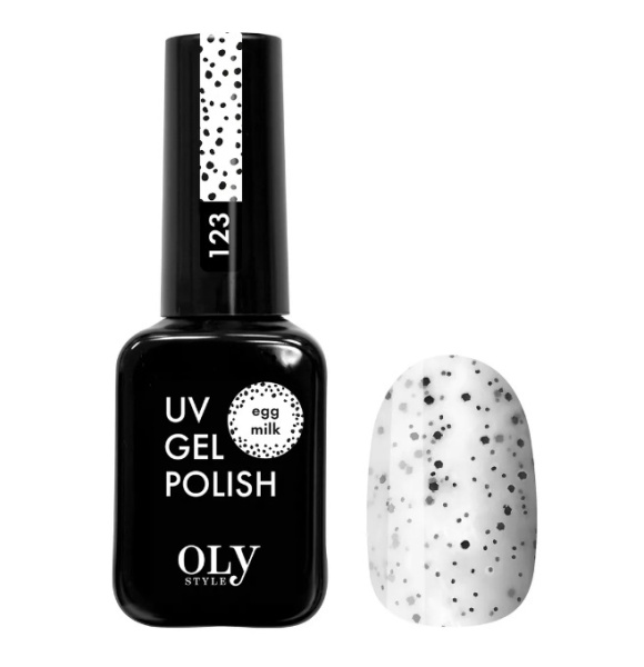 Гель-лак для ногтей Oly Style т. 123 egg milk, 10 мл