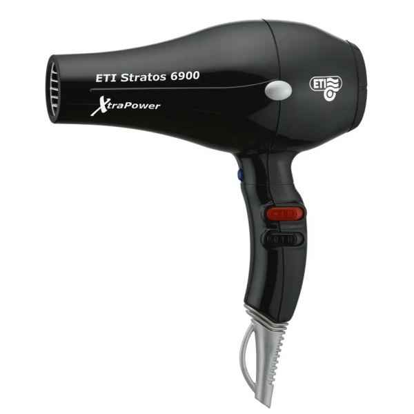 Фен "Stratos 6900" Xtrapower ETI 2500 Вт, чёрный 