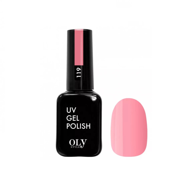 Гель-лак для ногтей Oly Style т. 119 розовый пион, 10 мл