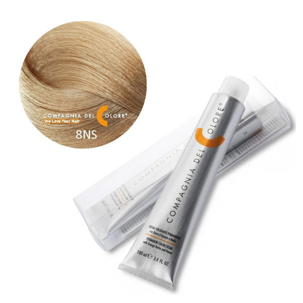 Крем-краска Del Colore 8 NS саванна натуральный светло-русый, 100 мл