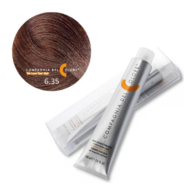 Крем-краска Del Colore 6/35 шоколадный тёмно-русый, 100 мл