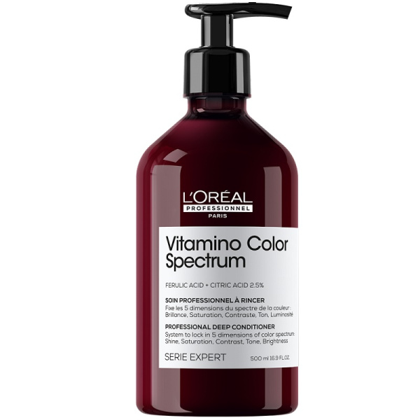 Кондиционер для сохранения яркости цвета L’Oreal Vitamino Color Spectrum, 500 мл