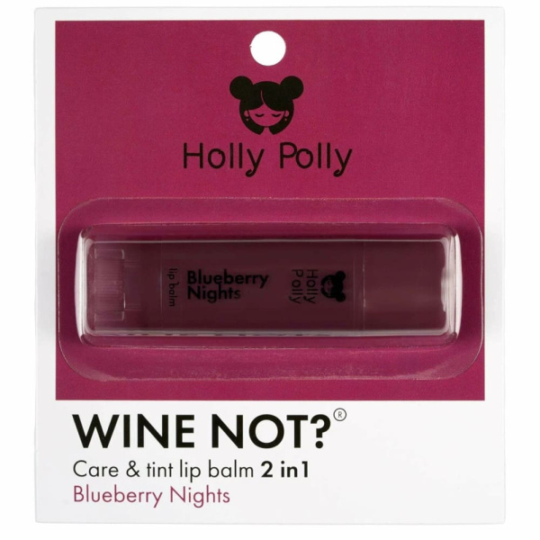 Holly Polly WINE NOT Оттеночный бальзам для губ Blueberry Nights, 4,9 г