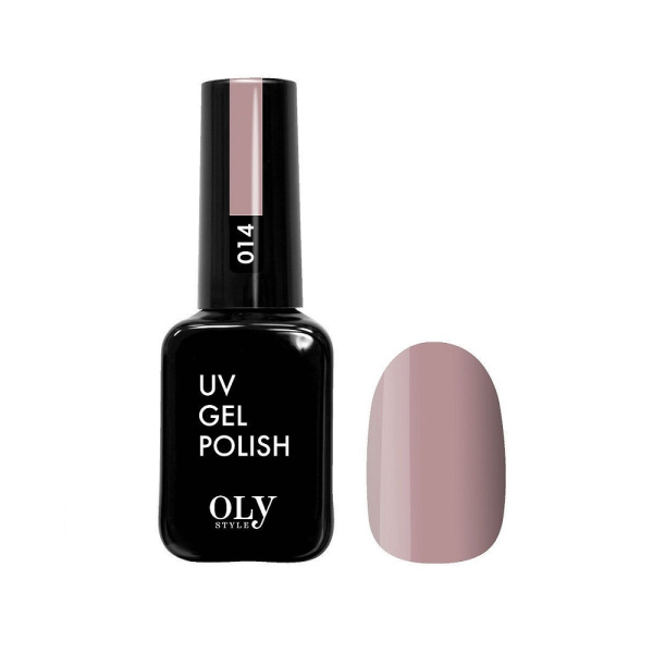 Гель-лак для ногтей Oly Style т. 014 персиково-розовый, 10 мл