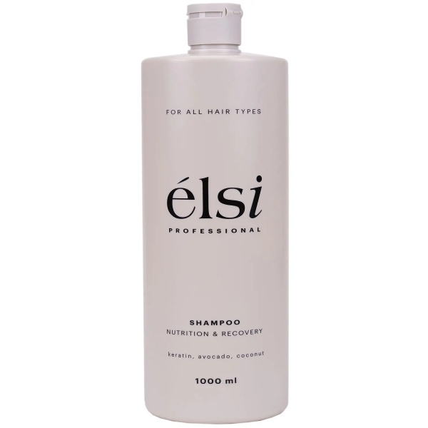 Шампунь Elsi питание и восстановление, 1000 мл