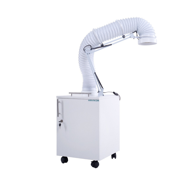 Вытяжка для маникюра и педикюра с подсветкой стандарт Anvikor VC-AIR-1