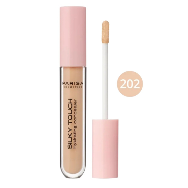 Увлажняющий консилер для кожи вокруг глаз PARISA Silky Touch т.202, 4 мл