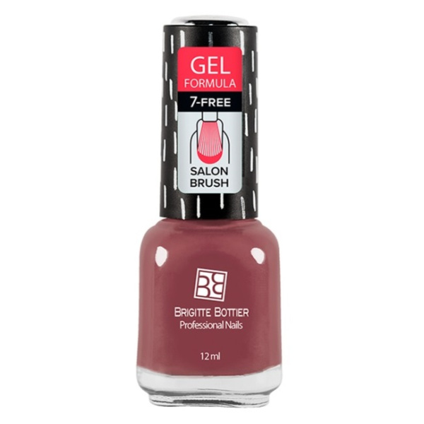 Лак для ногтей Brigitte Bottier Gel Formula, т. 73 каштановый крайола, 12 мл