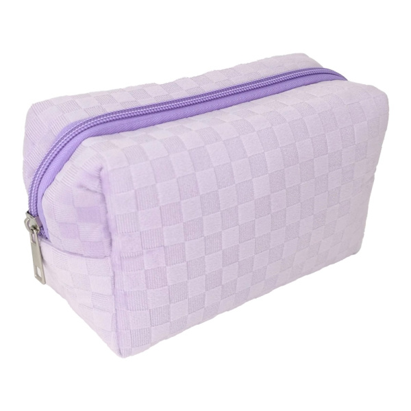 Косметичка пенал бархатная Shinewell 18х10х10 см 