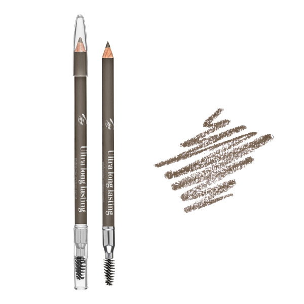 Карандаш для бровей Parisa Ultra Long Lasting, т. 302 серо-коричневый