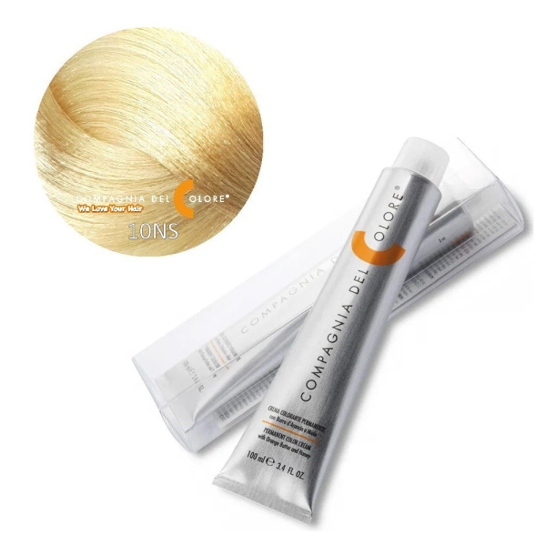 Крем-краска Del Colore 10 NS саванна натуральный платиновый блондин, 100 мл