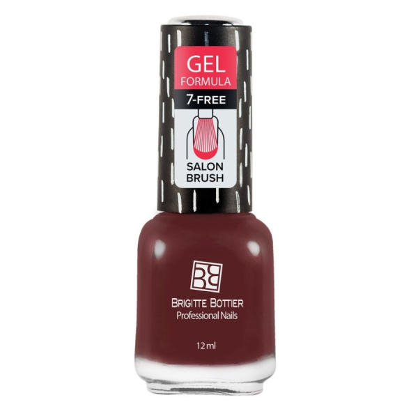 Лак для ногтей Brigitte Bottier Gel Formula, т. 36 марсала, 12 мл