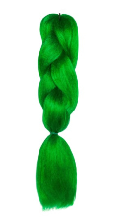 Hairshop AIDA F12 Зеленый, коса для афропричесок и дред-локов, 1,3 м