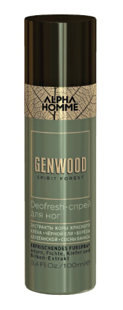 Спрей для ног Estel Alpha Homme Genwood,100 мл