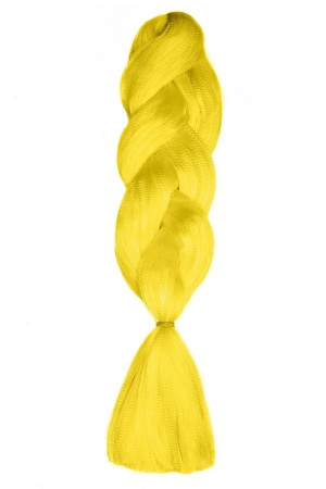 Hairshop 2 Braids Ж4 канекалон Желтый Yellow, легкий, 1,3 м, 100 г, суперобъем